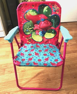 TROLLS patio chair for kids - portable folding chair - Picture 1 of 7