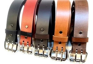 WORK WEIGHT BELT TRADIE 3.5MM THICK X 50MM LEATHER HEAVY DUTY HAND MADE RATS BUM - Picture 1 of 14