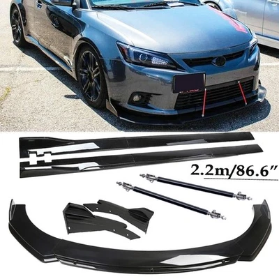 For Scion tC 2005-2016 Front Bumper Lip Body Kit Spoiler Side Skirt Rear Lip Foto 1 de 4