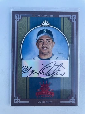 2005 Donruss Diamond Kings - Miguel Olivo #206 blue /100 - Image 1 of 2