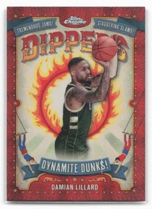 2024-25 Topps Chrome #D-3 Damian Lillard Dippers - Foto 1 di 2