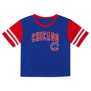 MLB Chicago Cubs Toddler Boys' Pullover Team Jersey in Blue/Red, 18 Months - Picture 1 of 3