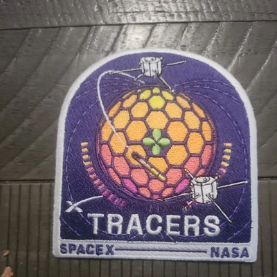SPACEX -  FALCON 9  NASA TRACERS  EMPLOYEE PATCH  - Image 1 of 4
