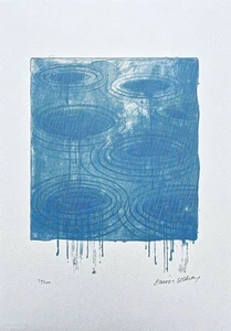 DAVID HOCKNEY - Lluvia - Firmado, edición numerada 36/200, 35x50 cm - Imagen 1 de 4