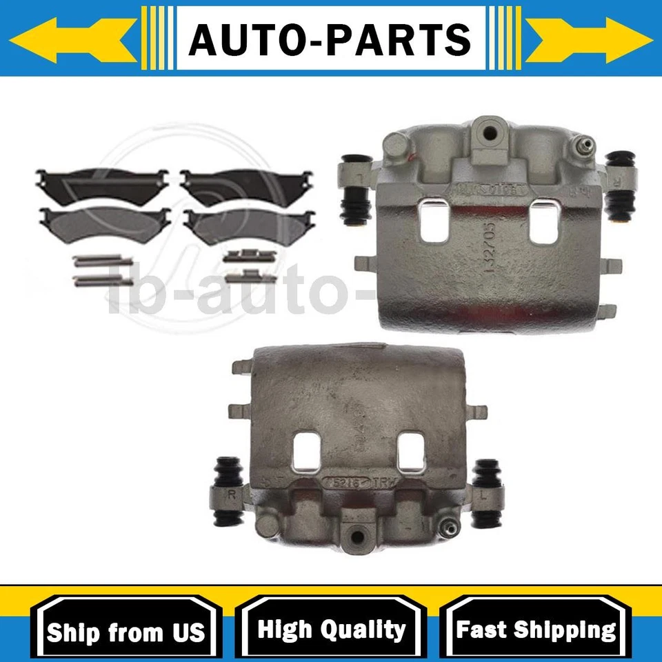 Juego de pastillas de freno de disco trasero, pinza de freno de disco 3 piezas para Ford E-250 2003 4,2 L Foto 1 de 4