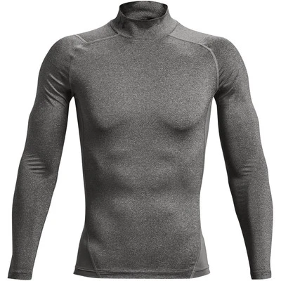 Under Armour Comp Mock Full Length Sleeve Top Mens Gents Baselayer Compression - Image 1 of 3