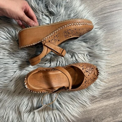 Spring Step Swansea Santonio sandals in camel - 6 - Image 1 of 4