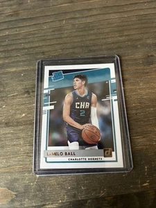 2020-21 Panini Donruss Rated Rookies LaMelo Ball #202 (RC) Charlotte Hornets - Foto 1 di 2