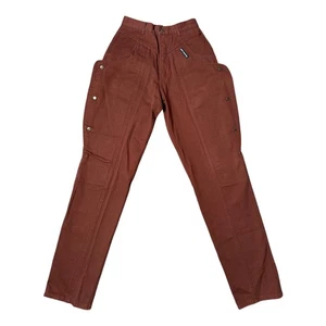 Vintage Rocky Mountain Hose Rodeo High Waist Pants Seitenklappen Gr.29 dunkelbraun - Bild 1 von 12