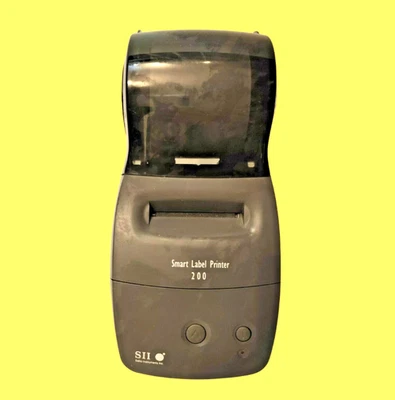 *WORKS GREAT* SEIKO SMART THERMAL PRINTER 200 SLP200 USB LABEL PRINTER BLACK - Image 1 of 3