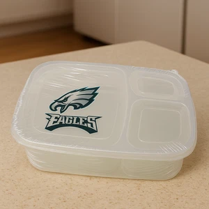 Philadelphia Eagles Take-Along Sectioned Lunch Container – Official NFL Merchand - Picture 1 of 3