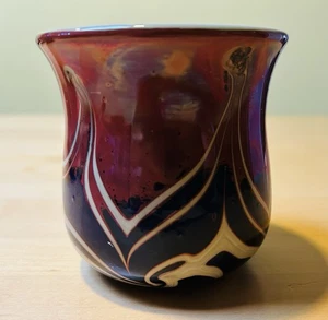 Rare Carlson Art Glass Signed And Personally Inscribed Dated ‘72 Pristine - Picture 1 of 17
