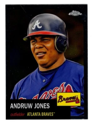 2022 Topps Chrome Plat Ann Baseball - Andruw Jones UNLIMITED SHIPPING FOR $4.00 - Image 1 of 2