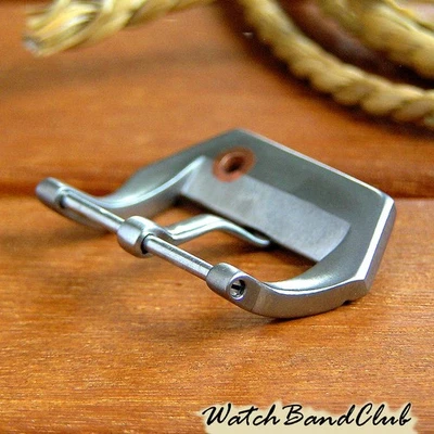 20mm Titanio Reloj Pulsera Hebilla Hecho a Mano Vintage Militar Dieselpunk Hebilla Foto 1 de 4