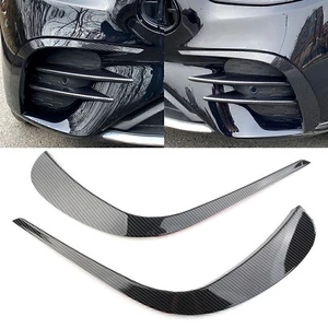 Frontstoßstange Lippen Spoiler Kit für Benz E-Class W213 E260 E300 E53 21 Carbon - Picture 1 of 7