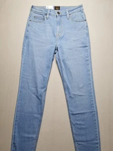 LEE JEANS Damen UK W29 L31 Scarlett High Skinny Jeans NEU hellblau High Waist - Bild 1 von 22
