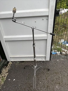 Free P&P. Vintage Premier Boom Arm Cymbal Stand. Wide Spread On Base. - Picture 1 of 14