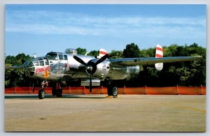 Postcard Airplane Plane Travel Transportation North American B-25J Mitchell Panc - Picture 1 of 2
