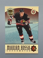 1999-00 PACIFIC DYNAGON ICE CHECKMATES CANADIAN MARIAN HOSSA #27 SENATORS HOF