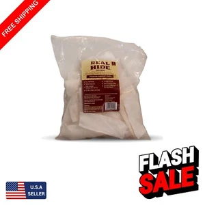 Quality Rawhide Chews for Dogs - Grass-Fed Beef Hide - 1 Pound Dental Treats - Picture 1 of 9