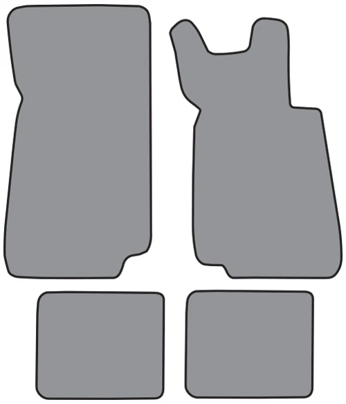 1986-1987 BMW 325es Cutpile Carpet Floor Mat 4pc Foto 1 de 1