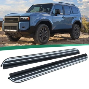 2PCS Side Step Nerf Bar Running Board Fits For Land Crusier J250 LC250 2024 2025 - Picture 1 of 6