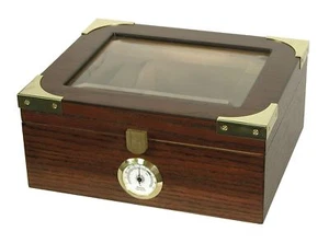 Quality Importers Desktop Humidor, Capri-Elegant - Picture 1 of 6