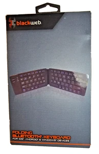 Blackweb Folding Bluetooth Keyboard  for Android & Windows Devices - Picture 1 of 2