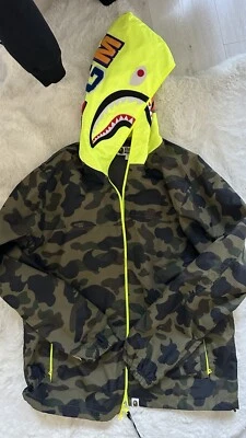 Large Bape A Bathing Ape Windbreaker Rare *Authentic* - Image 1 of 4