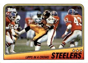 1988 Topps #162 Steelers Team Leaders - Louis Lipps Pittsburgh Steelers