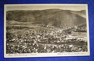 02 011 AK Bad Blankenburg i. Thür., Blick von Ruine Greifenstein - Picture 1 of 2