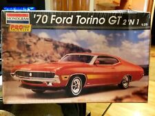 NEW! Monogram Pro Modeler 1/25 '70 Ford Torino GT Kit  2n1 Kit Ships  FREE!! 