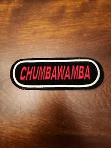 Patch - Chumbawamba Red Logo Music Band 90s Tubthumping Embroidered Iron On 9544 - Picture 1 of 1