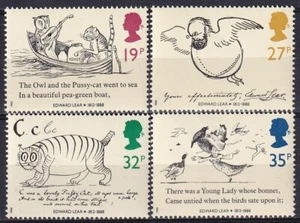 Great Britain 1988 Yvert #1336/39 Literature MNH-VF - Picture 1 of 1