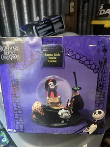 RARE NIGHTMARE BEFORE CHRISTMAS Santa Jack Schneekugel Retired in OVP - Bild 1 von 8