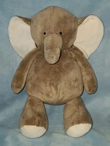 Carters Plush Tan Elephant White Ears Soft Stuffed Animal Baby Toy  - Picture 1 of 2