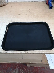 24 box Kristallon P501 Foodservice Tray Black Fast Food Tray 415x305x20mm - Picture 1 of 3