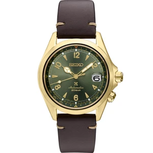 Seiko Prospex Land Automatic ST Steel Green Dial Leather Band Men's Watch SPB210 - Picture 1 of 1