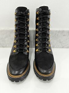 TORY BURCH 95MM MILLER LUG SOLE BOOTIES SIZE 9 .5 NEW