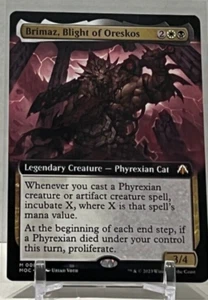 MTG - March of the Machine MOC - Brimaz, Blight of Oreskos 0089 Extended NM - Picture 1 of 2