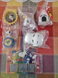Wendy's Kids Meal 1998 - Snoopy  and Peanuts Gang - Complete Set of 6 MIP Clean