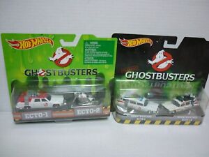 Hot Wheels lot of 2 ghostbusters different  action packs