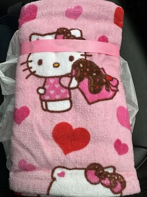 NUEVO Paquete de 2 toallas de mano Hello Kitty San Valentín SANRIO Choc corazón cubierto Foto 1 de 2