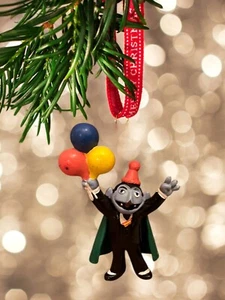 VON COUNT Birthday PVC Ornament Figure Figurine Charm Elmo Show Vintage Dangler - Picture 1 of 4