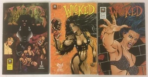 Wicked Comic lot Issues # 1 2 3 Millennium Comics 1995 #1 FN to VF Comb-Ship - Picture 1 of 3