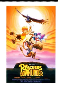Disney ""The Rescuers Downunder"" Film Postkarte - Bild 1 von 2