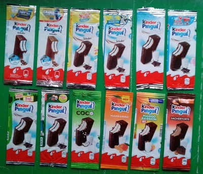 FERRERO KINDER PINGUI MILCHSCHNITTE MAXI KING UMHÜLLUNGEN 24STÜCK - Bild 1 von 2