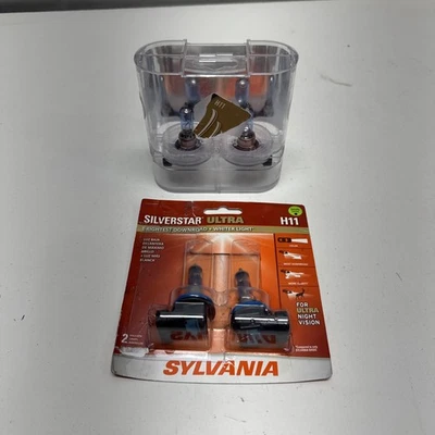 Sylvania ZXE Silverstar H11 LED Xenon Bulbs H11 Sz/2 - Image 1 of 4
