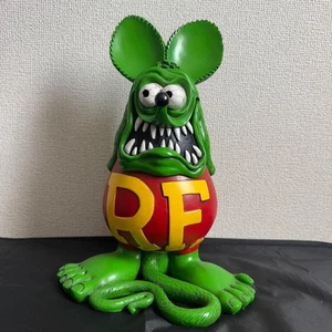 MOONEYES Rat Fink Big Statue 300mm Ratfink Fever Ed Roth Big Daddy No Box - Picture 1 of 6