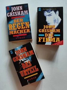 3 x John Grisham Die Firma Der Regenmacher Versandrabatt Bücherpaket zusammenst - Bild 1 von 14